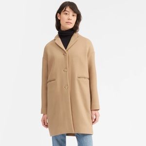Everlane Cocoon Coat in Camel